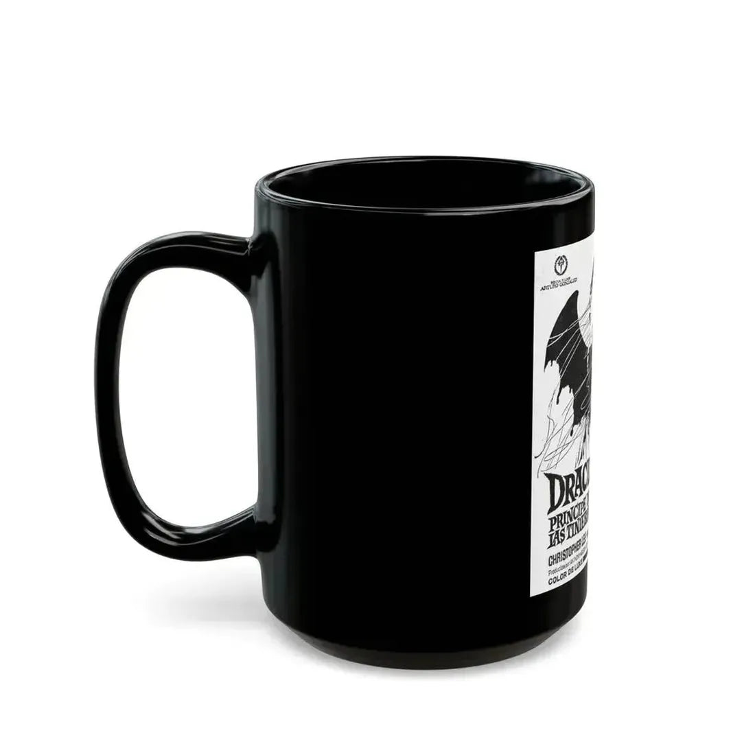 DRACULA PRINCE OF DARKNESS (SPANISH) 2 1966 Movie Poster - Black Coffee Mug - Go Mug Yourself