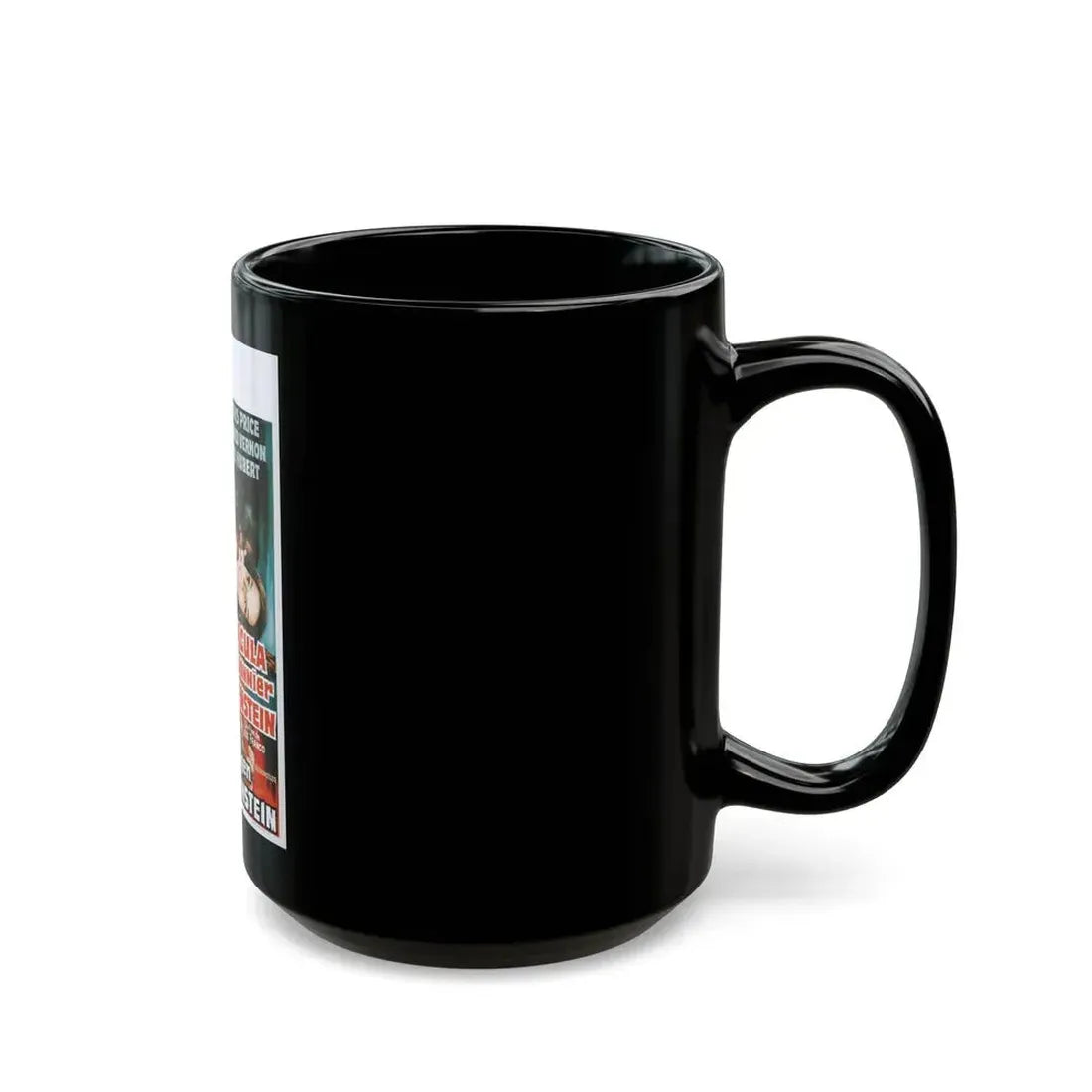 DRACULA, PRISONER OF FRANKENSTEIN (BELGIAN) 1972 Movie Poster - Black Coffee Mug - Go Mug Yourself