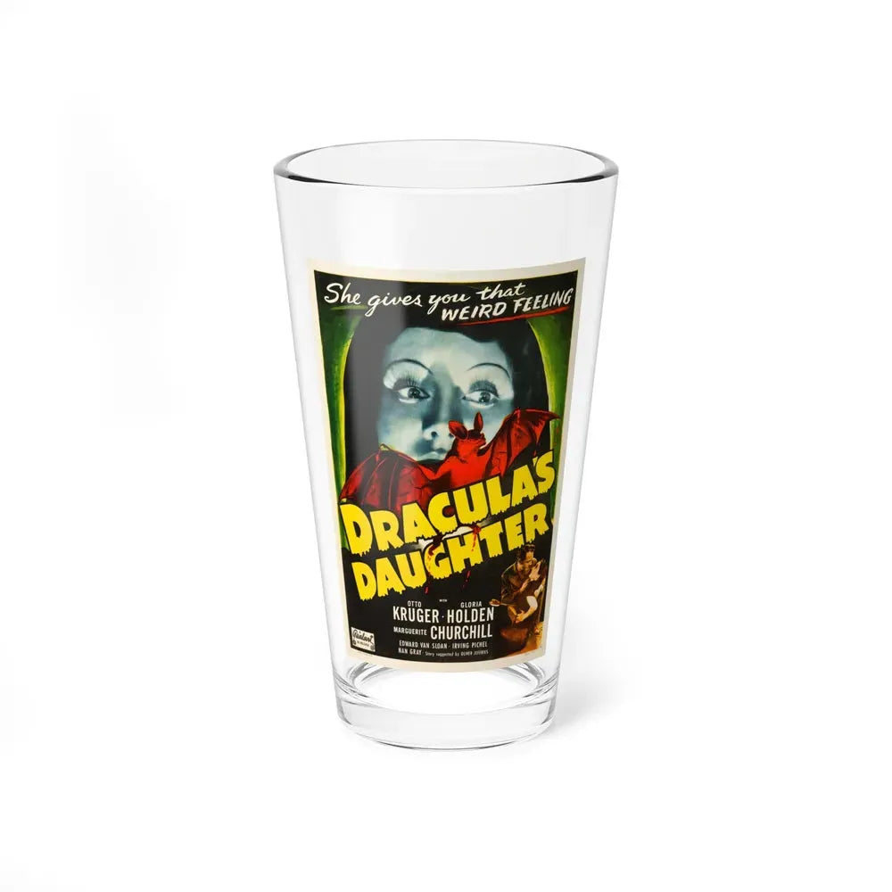 DRACULA'S DAUGHTER 1936 Movie Poster - Pint Glass 16oz 16oz - Go Mug Yourself