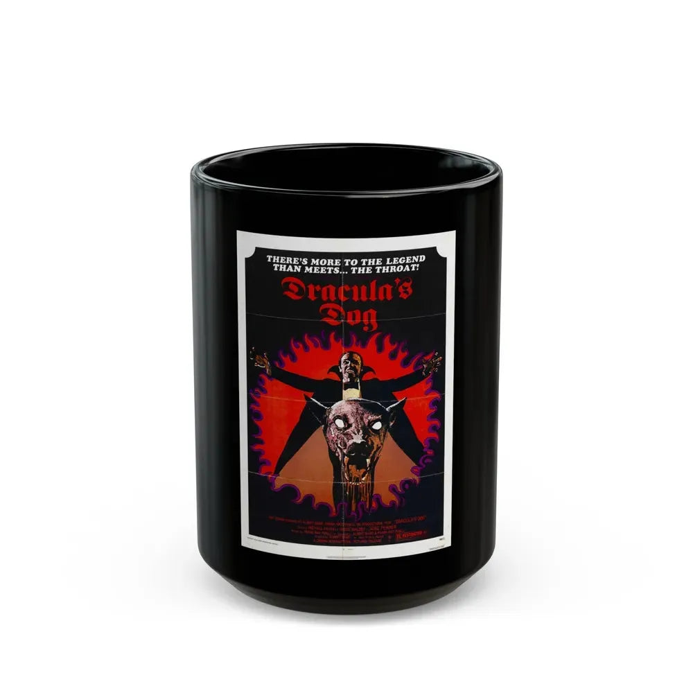 DRACULA'S DOG 1977 Movie Poster - Black Coffee Mug 15oz - Go Mug Yourself