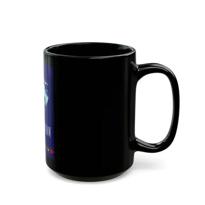 DRACULA'S WIDOW 1988 Movie Poster - Black Coffee Mug - Go Mug Yourself