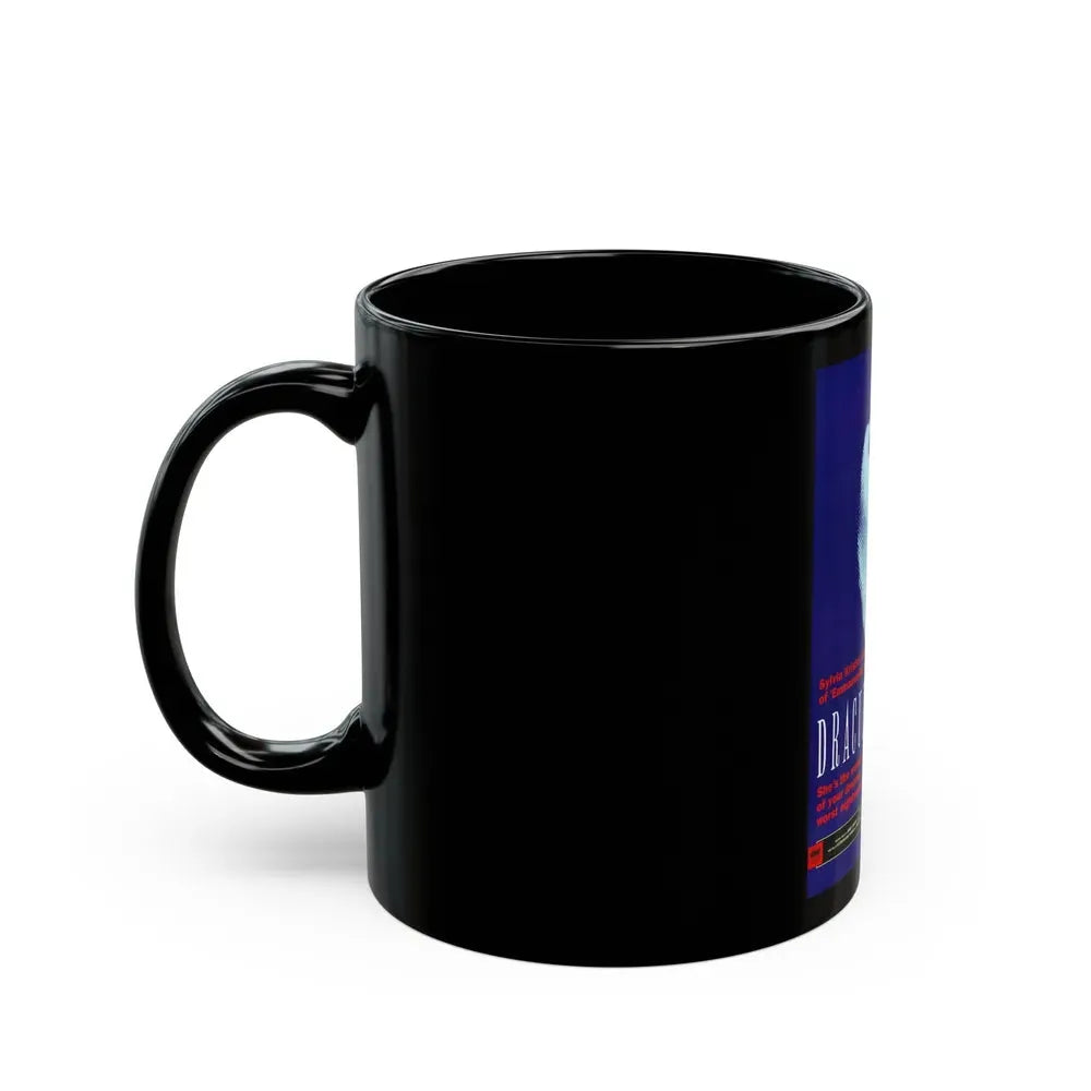 DRACULA'S WIDOW 1988 Movie Poster - Black Coffee Mug - Go Mug Yourself