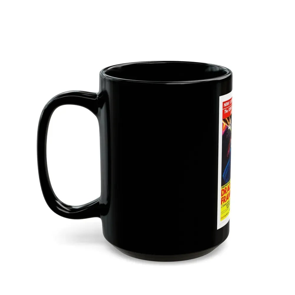 DRACULA VS. FRANKENSTEIN 1971 Movie Poster - Black Coffee Mug - Go Mug Yourself