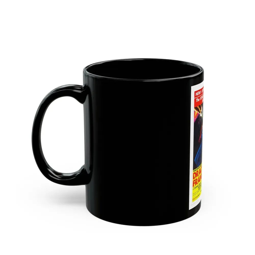 DRACULA VS. FRANKENSTEIN 1971 Movie Poster - Black Coffee Mug - Go Mug Yourself