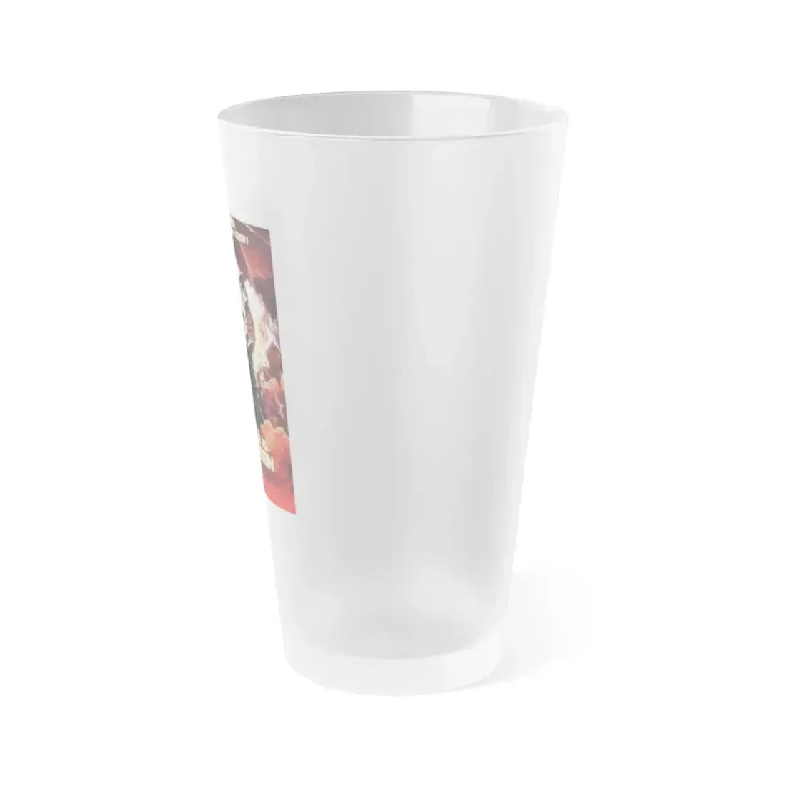 DRACULA VS. FRANKENSTEIN (2) 1971 Movie Poster - Frosted Pint Glass 16oz - Go Mug Yourself