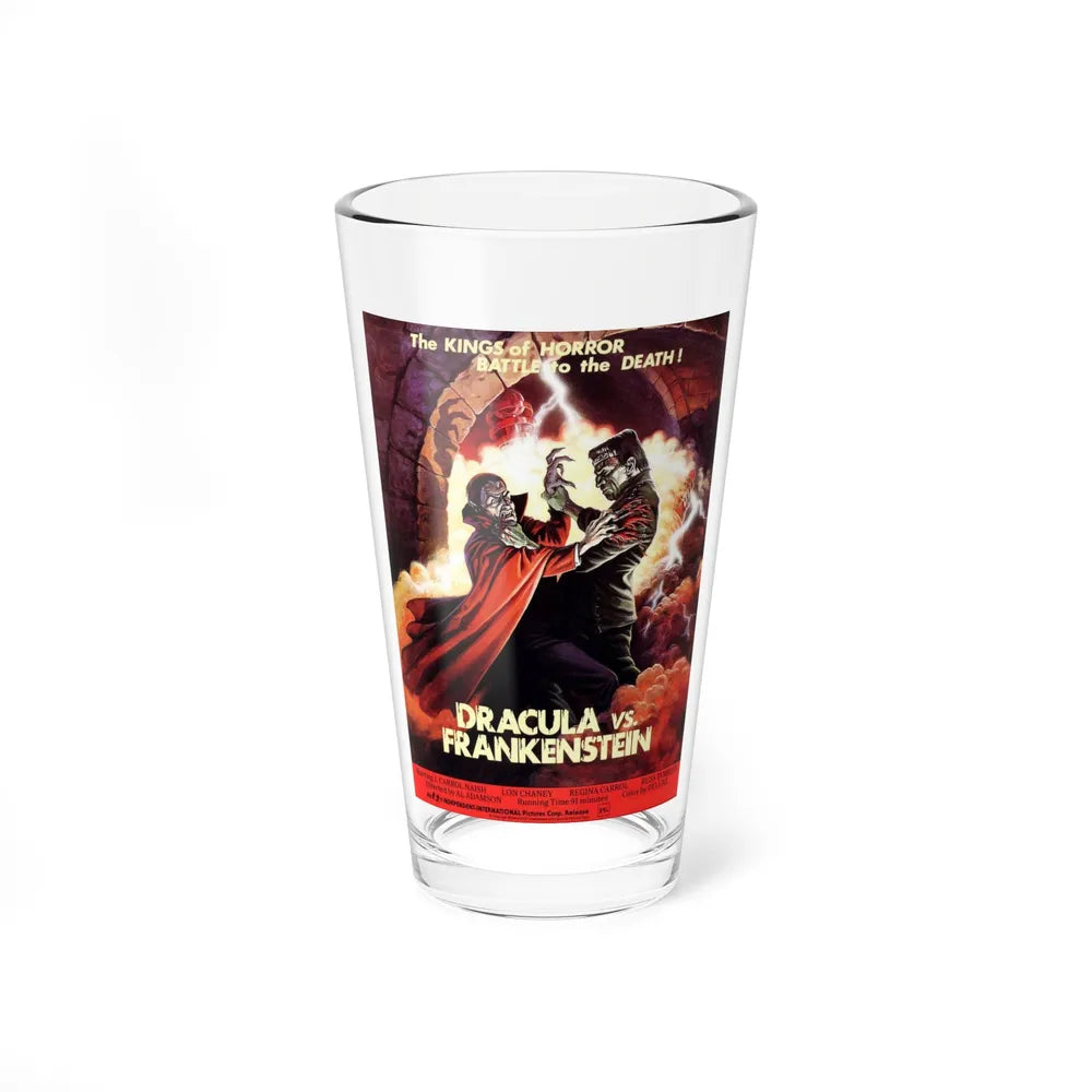 DRACULA VS. FRANKENSTEIN (2) 1971 Movie Poster - Pint Glass 16oz-16oz-Go Mug Yourself