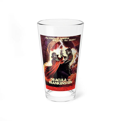 DRACULA VS. FRANKENSTEIN (2) 1971 Movie Poster - Pint Glass 16oz-16oz-Go Mug Yourself