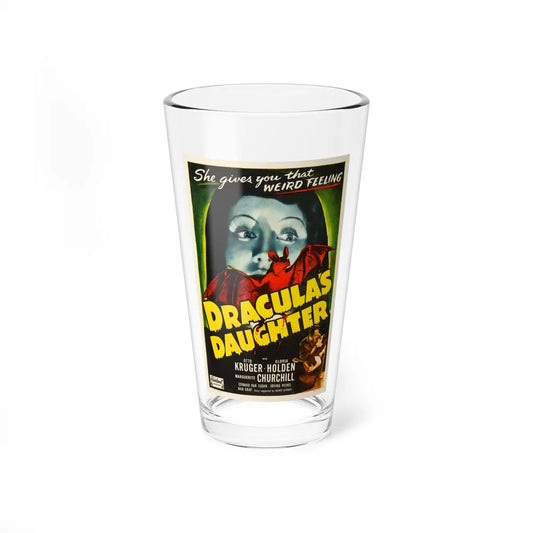 DRACULA'S DAUGHTER 1936 Movie Poster - Pint Glass 16oz-16oz-Go Mug Yourself