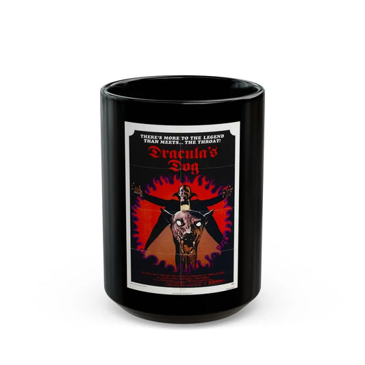 DRACULA'S DOG 1977 Movie Poster - Black Coffee Mug-15oz-Go Mug Yourself