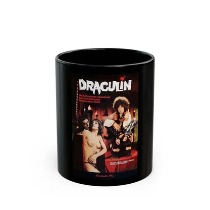 DRACULIN 1977 Movie Poster - Black Coffee Mug 11oz - Go Mug Yourself