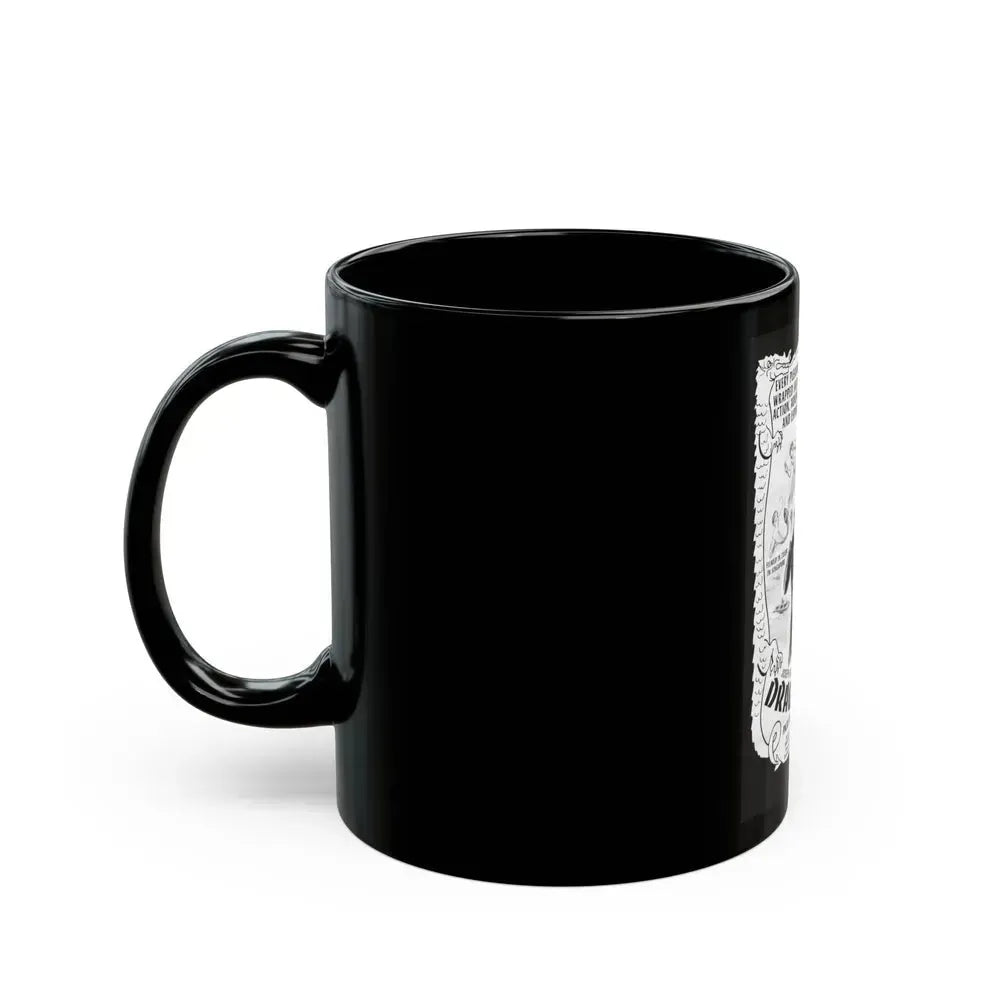 DRAGON LADY 1992 Movie Poster - Black Coffee Mug - Go Mug Yourself