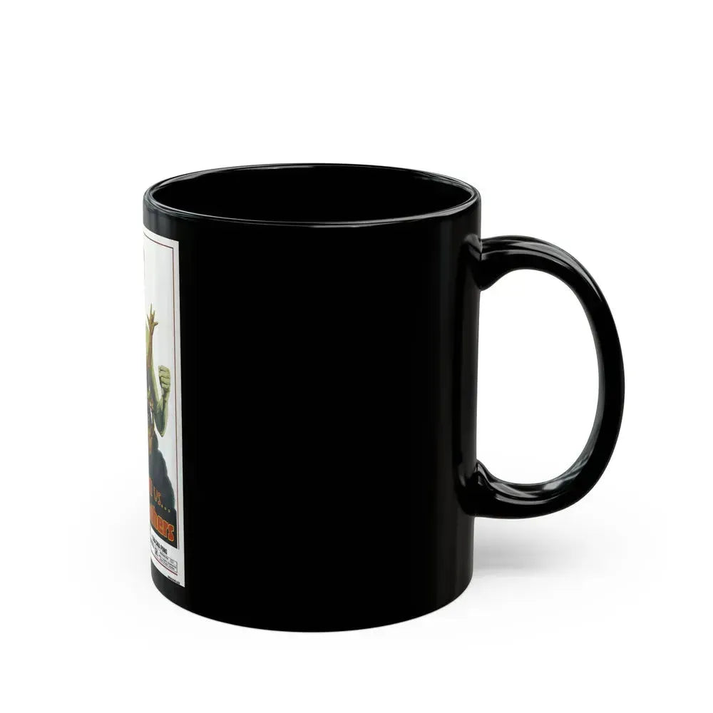 DRAGON LEE VS THE 5 BROTHERS 1978 Movie Poster - Black Coffee Mug - Go Mug Yourself