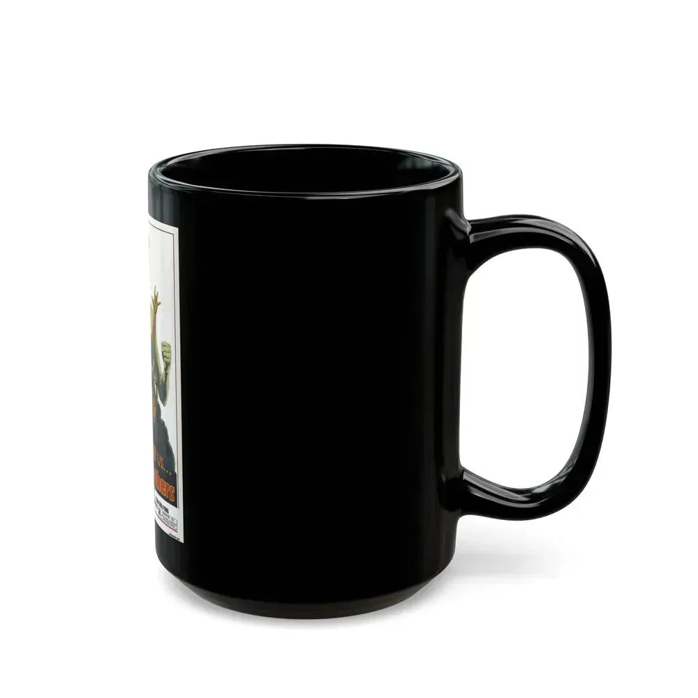 DRAGON LEE VS THE 5 BROTHERS 1978 Movie Poster - Black Coffee Mug - Go Mug Yourself