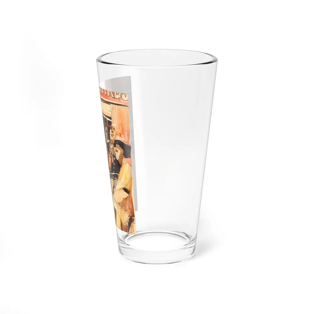 Dragons, Last Exit to Brooklyn illustration - Pint Glass 16oz-Go Mug Yourself