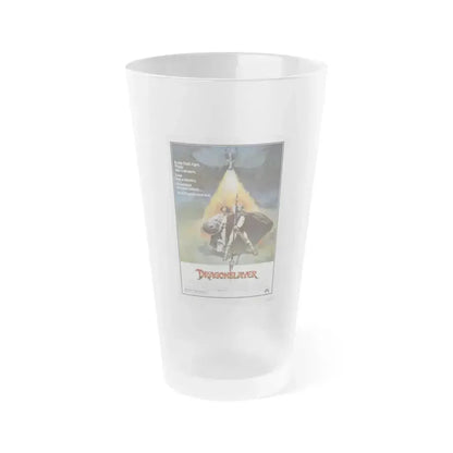 DRAGONSLAYER 1981 Movie Poster - Frosted Pint Glass 16oz 16oz Frosted - Go Mug Yourself