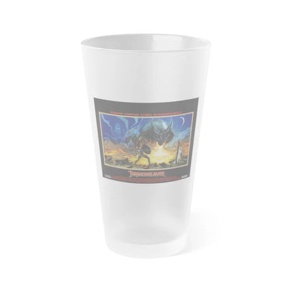 DRAGONSLAYER (ENGLISH) 1981 Movie Poster - Frosted Pint Glass 16oz-16oz-Frosted-Go Mug Yourself