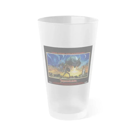 DRAGONSLAYER (ENGLISH) 1981 Movie Poster - Frosted Pint Glass 16oz 16oz Frosted - Go Mug Yourself