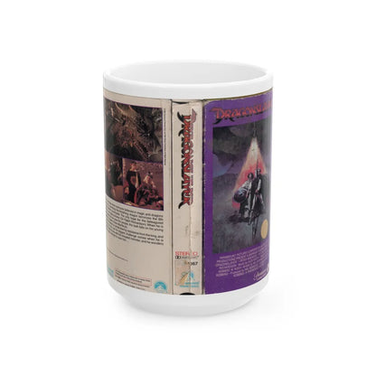 DRAGONSLAYER (VHS COVER) - White Coffee Mug-15oz-Go Mug Yourself