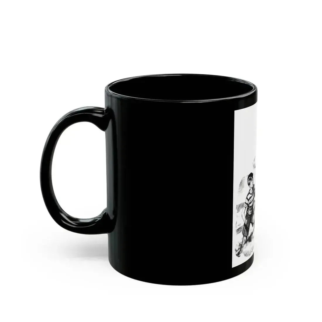 Drake's Drum, Liberty magazine, June 14, 1941 - Black Coffee Mug - Go Mug Yourself