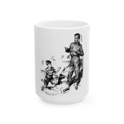 Drake's Drum, Liberty magazine, June 14, 1941 - White Coffee Mug 15oz - Go Mug Yourself