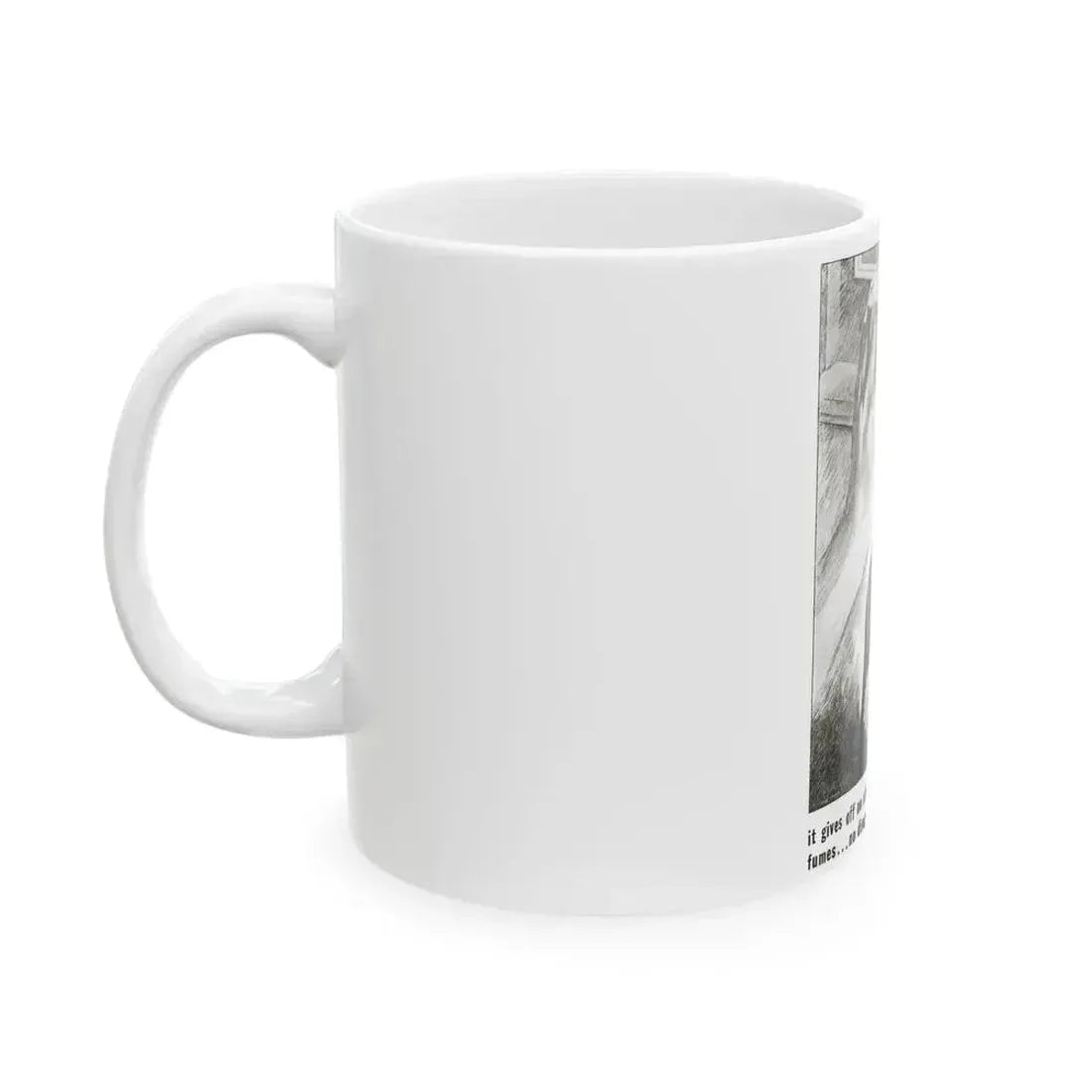 Drano ad, Ladies' Home Journal, June 1933 - White Coffee Mug - Go Mug Yourself