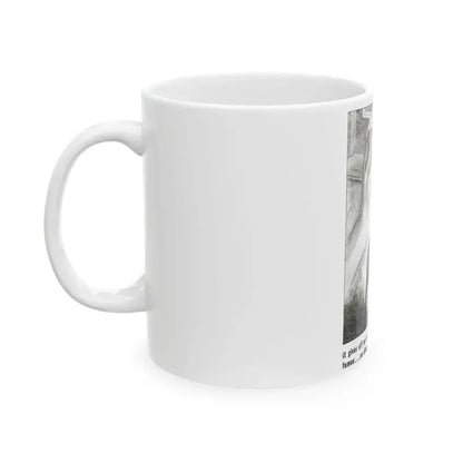 Drano ad, Ladies' Home Journal, June 1933 - White Coffee Mug - Go Mug Yourself