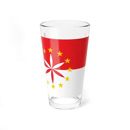 Drapeau arpitan (Italy) Pint Glass 16oz 16oz - Go Mug Yourself