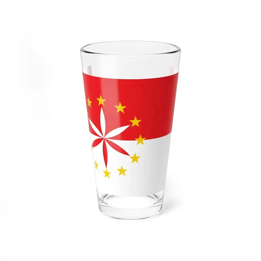 Drapeau arpitan (Italy) Pint Glass 16oz 16oz - Go Mug Yourself