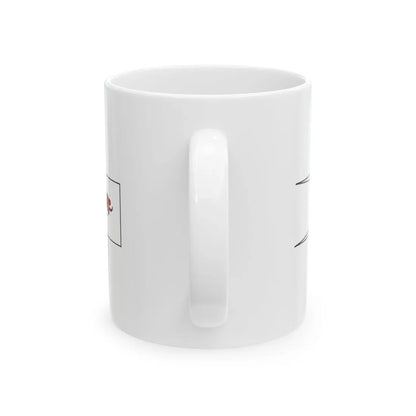 Drapeau-banniere-dragon (Belgium) White Coffee Mug - Go Mug Yourself