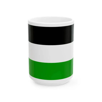 Drapeau Bhopal (India) White Coffee Mug 15oz - Go Mug Yourself