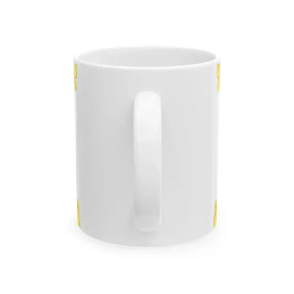 Drapeau blanc du Royaume de France 1825 autre version (France) White Coffee Mug - Go Mug Yourself