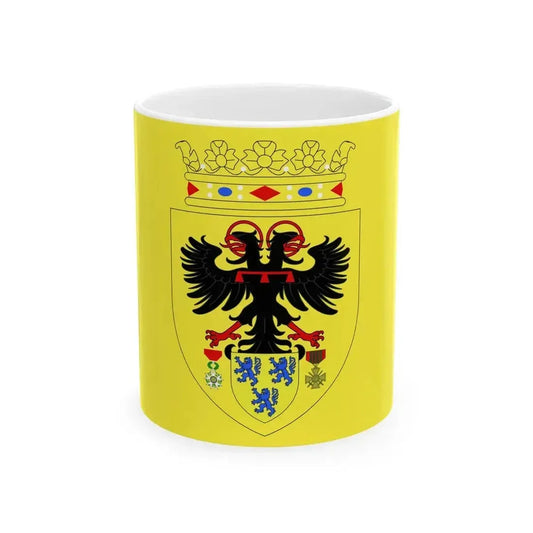 Drapeau Cambrai (France) White Coffee Mug 11oz - Go Mug Yourself