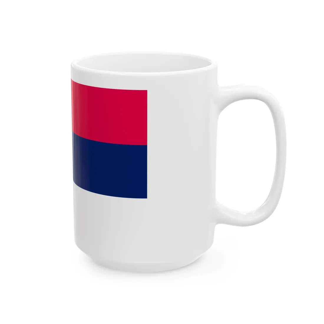 Drapeau civil de la Serbie (Serbia) White Coffee Mug - Go Mug Yourself
