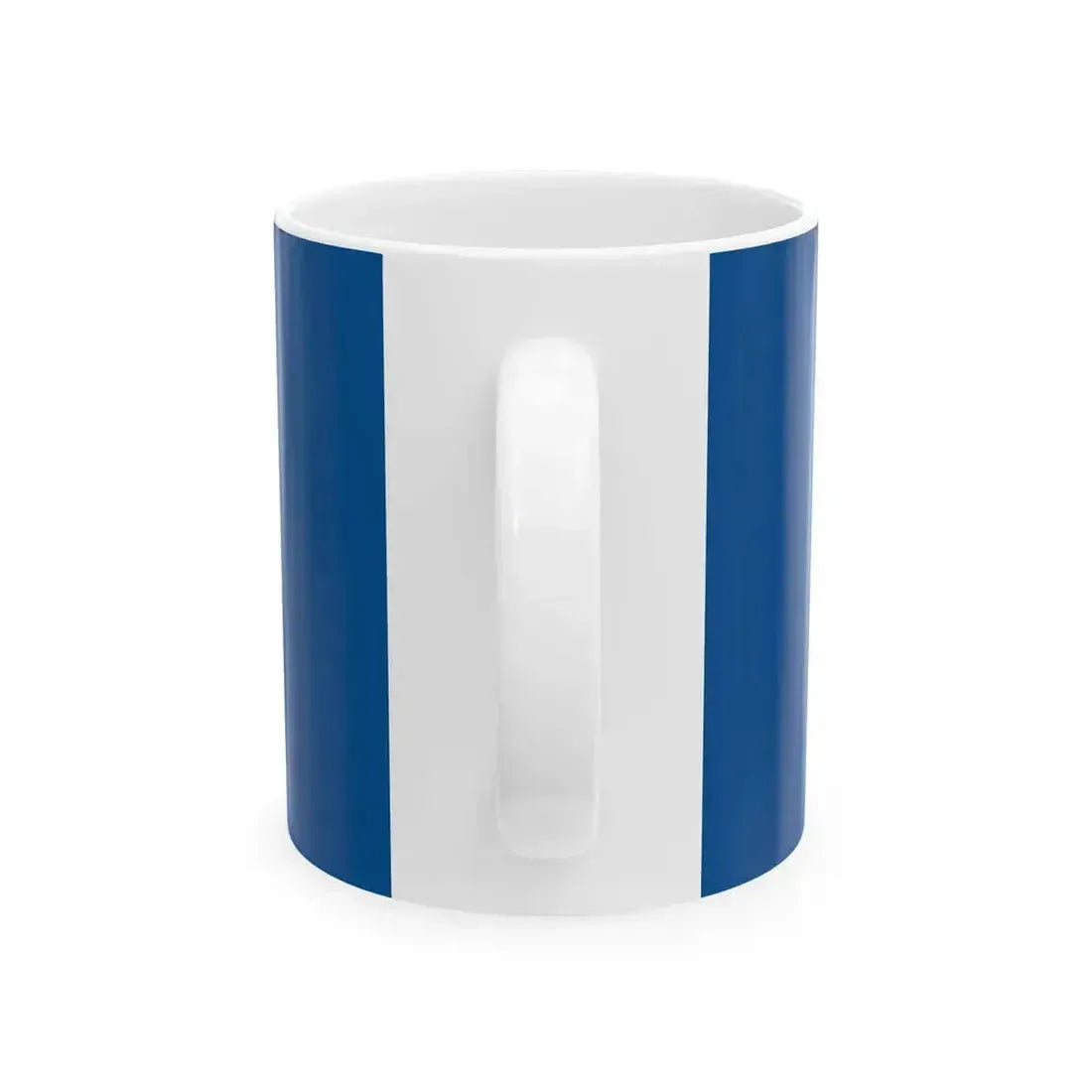 Drapeau CMR Saint-Jean - RMC Saint-Jean Flag (Canada) White Coffee Mug - Go Mug Yourself