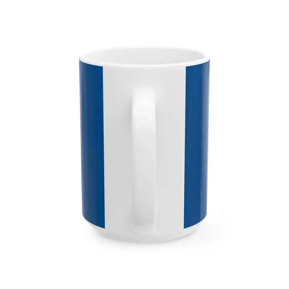 Drapeau CMR Saint-Jean - RMC Saint-Jean Flag (Canada) White Coffee Mug - Go Mug Yourself