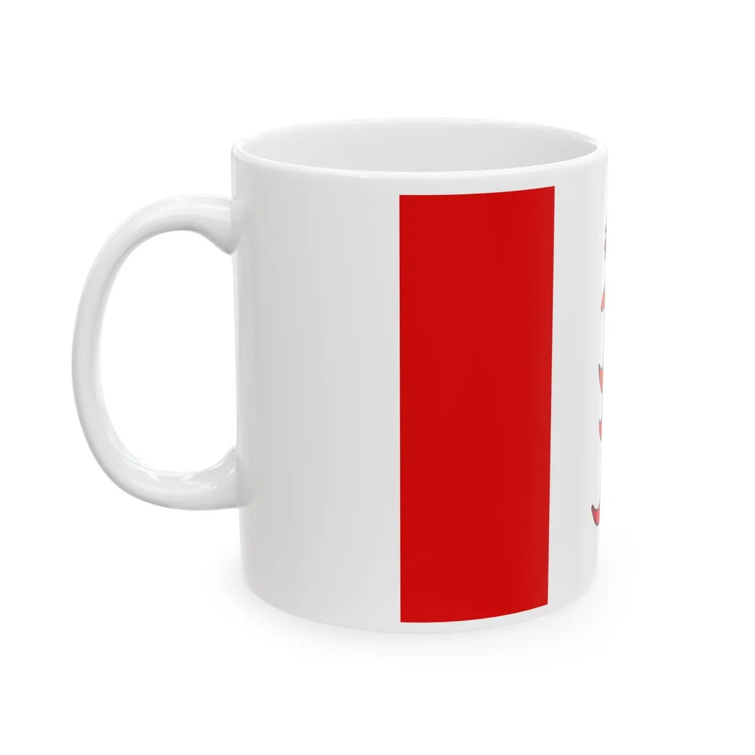 Drapeau commune de Marchin Wallonie (Belgium) White Coffee Mug - Go Mug Yourself
