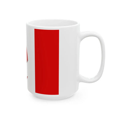 Drapeau commune de Marchin Wallonie (Belgium) White Coffee Mug - Go Mug Yourself
