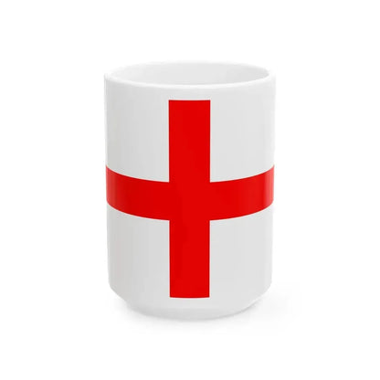 Drapeau de Calvi (France) White Coffee Mug 15oz - Go Mug Yourself