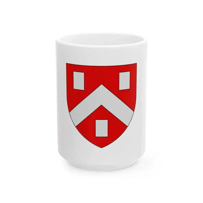 Drapeau de Cesson-Sevigne (France) White Coffee Mug 15oz - Go Mug Yourself