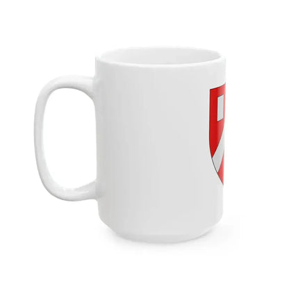 Drapeau de Cesson-Sevigne (France) White Coffee Mug - Go Mug Yourself