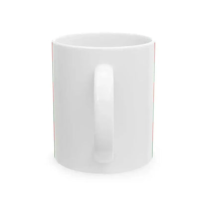 Drapeau de la commune de Rosendael 59 Nord-France (France) White Coffee Mug - Go Mug Yourself