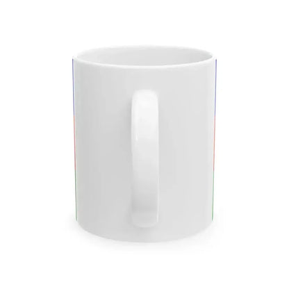 Drapeau de la Guyane (France) White Coffee Mug - Go Mug Yourself
