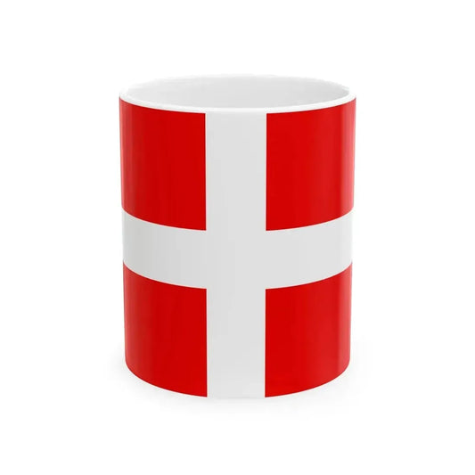 Drapeau de la Savoie (France) White Coffee Mug 11oz - Go Mug Yourself