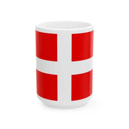 Drapeau de la Savoie (France) White Coffee Mug 15oz - Go Mug Yourself