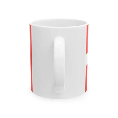 Drapeau de Montmelian (France) White Coffee Mug - Go Mug Yourself