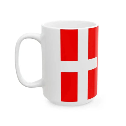 Drapeau de Montmelian (France) White Coffee Mug - Go Mug Yourself