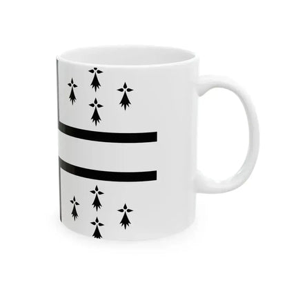 Drapeau de Nantes 20e siecle (France) White Coffee Mug - Go Mug Yourself