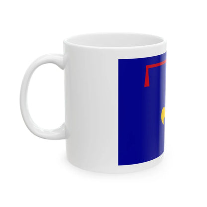 Drapeau de Provence  moderne  (Belgium) White Coffee Mug - Go Mug Yourself