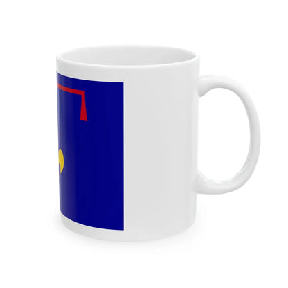 Drapeau de Provence  moderne  (Belgium) White Coffee Mug - Go Mug Yourself