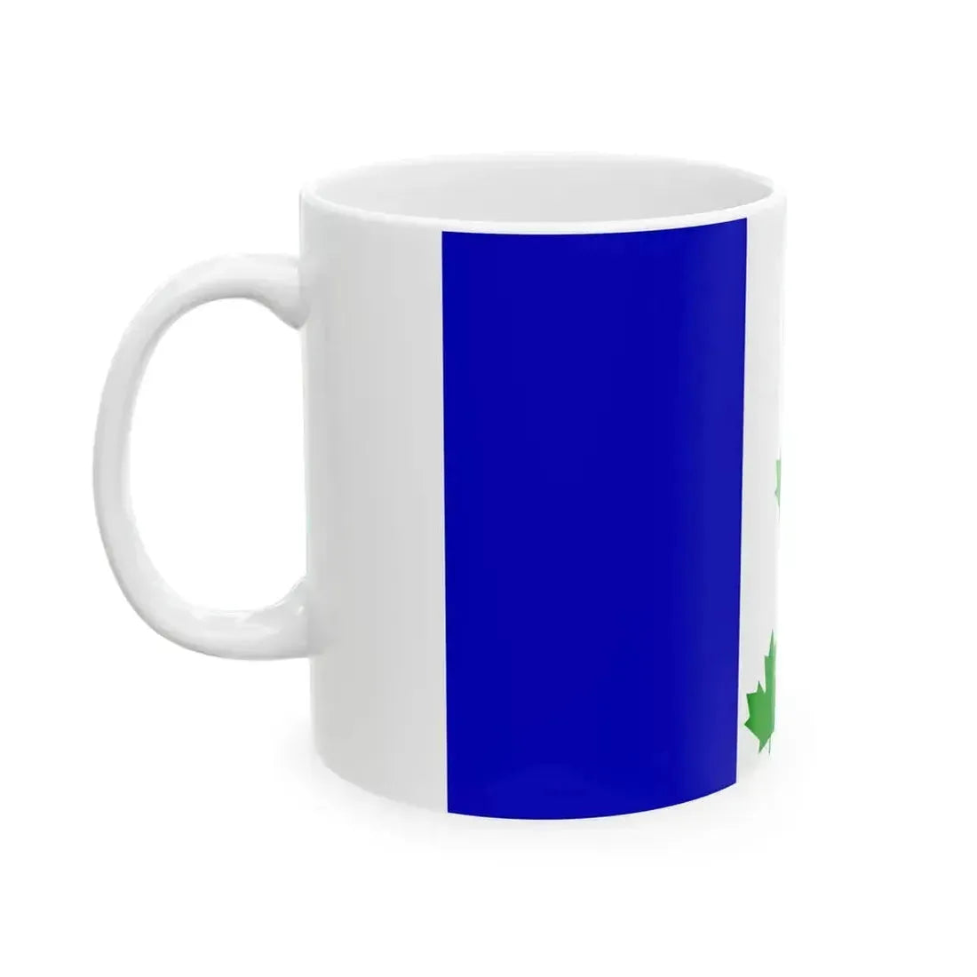 Drapeau de Saint-Ephrem (Canada) White Coffee Mug - Go Mug Yourself